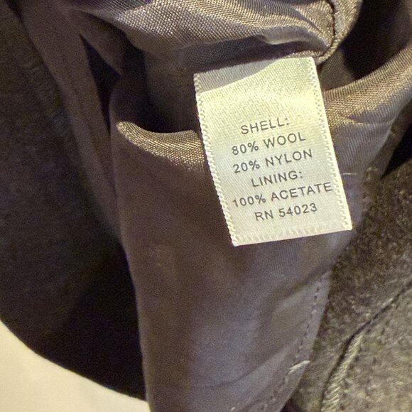 Banana Republic Brown Wool Blend Button Down A-Line Skirt Size 4 - Picture 3 of 4